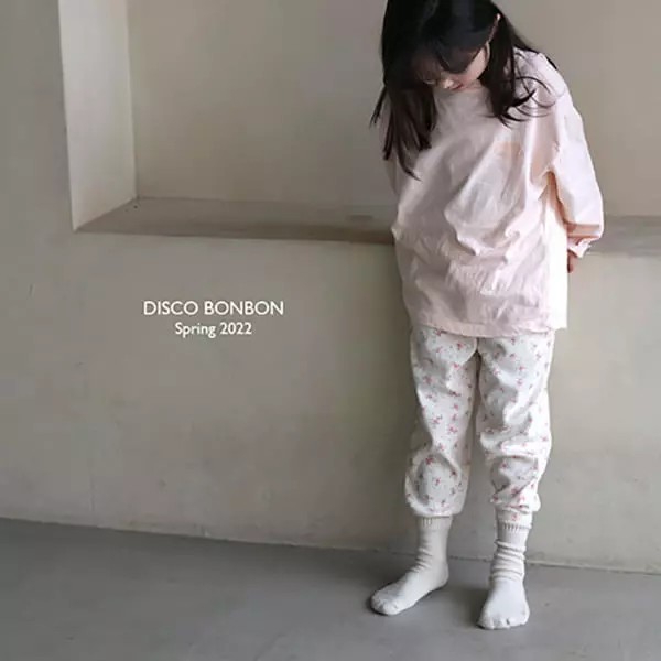 Disco Bonbon - Korean Children Fashion - #Kfashion4kids - Spring Flower Slim Pants - 6