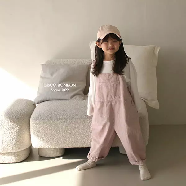 Disco Bonbon - Korean Children Fashion - #Kfashion4kids - Art Dungarees Pants