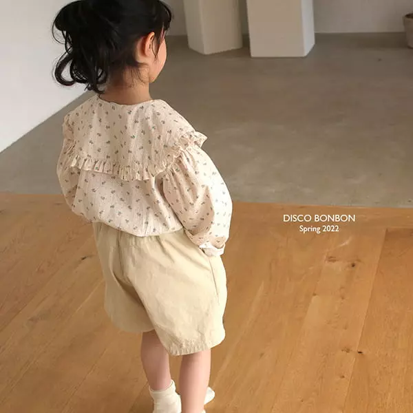 Disco Bonbon - Korean Children Fashion - #childofig - Mimi Frill Blouse - 5