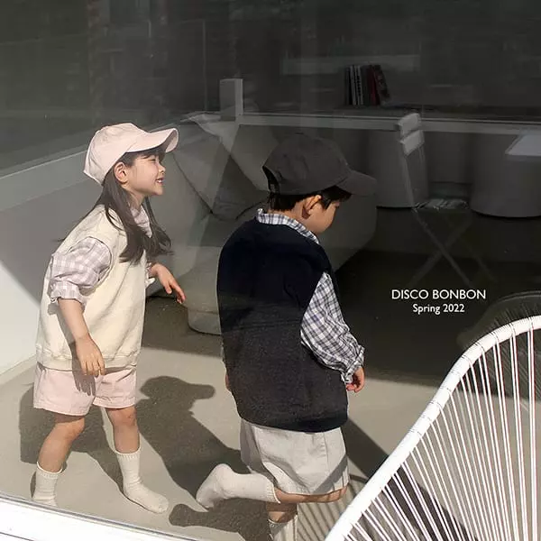 Disco Bonbon - Korean Children Fashion - #stylishchildhood - Classic Check Shirt - 4