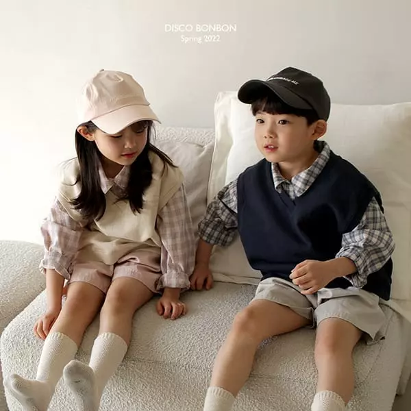 Disco Bonbon - Korean Children Fashion - #childrensboutique - Classic Check Shirt - 5