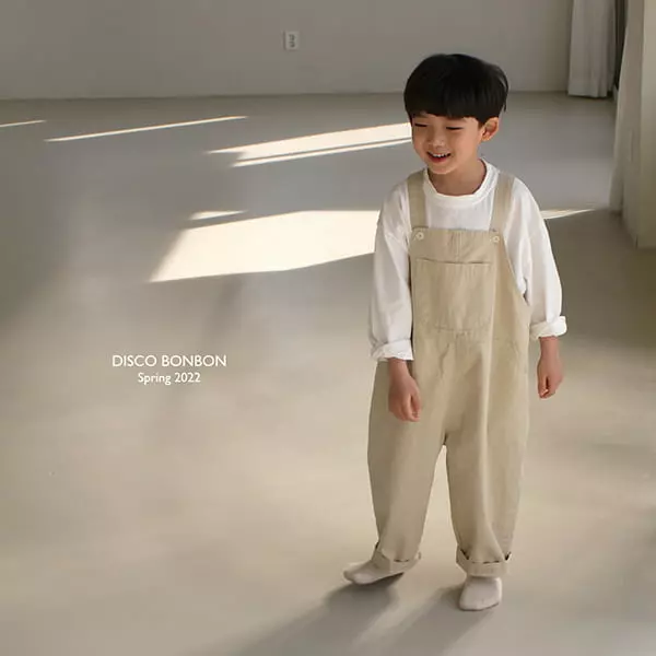 Disco Bonbon - Korean Children Fashion - #designkidswear - Art Dungarees Pants - 11