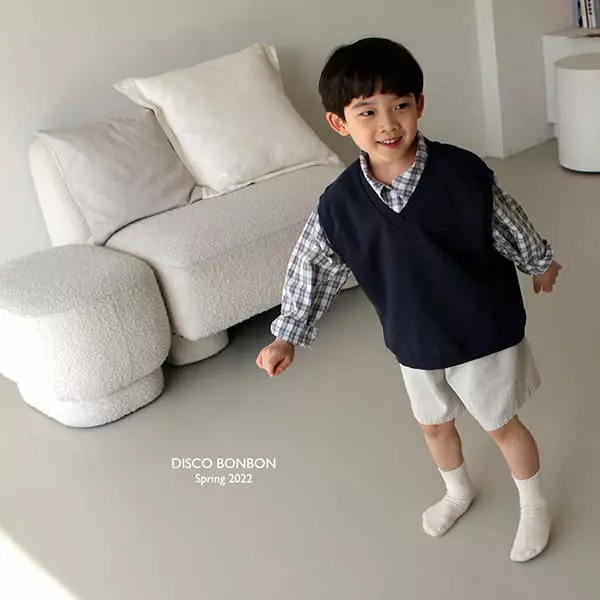 Disco Bonbon - Korean Children Fashion - #designkidswear - Classic Check Shirt - 6