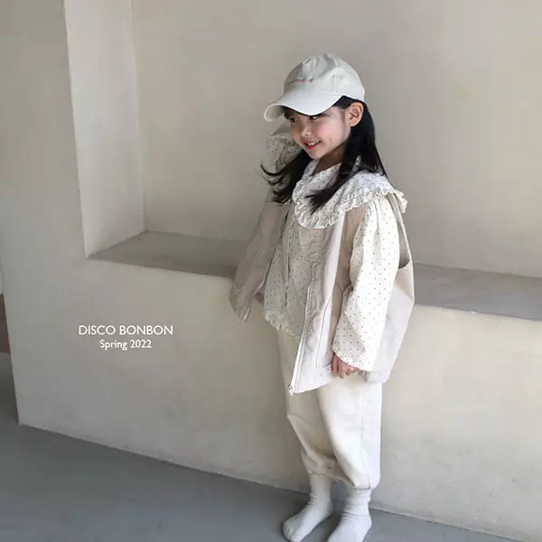 Disco Bonbon - Korean Children Fashion - #discoveringself - Mimi Frill Blouse - 8