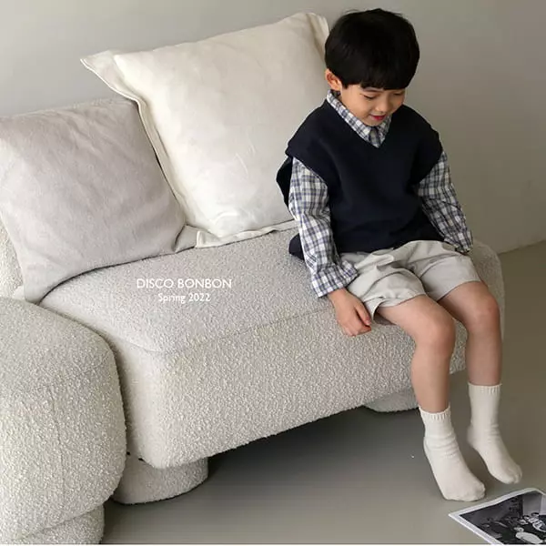 Disco Bonbon - Korean Children Fashion - #kidsshorts - Classic Check Shirt - 9