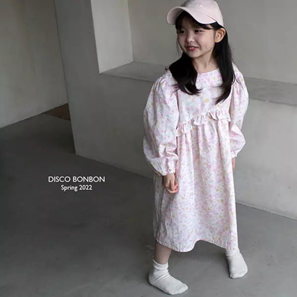 Disco Bonbon - Korean Children Fashion - #kidsstore - Freesia One-piece - 12