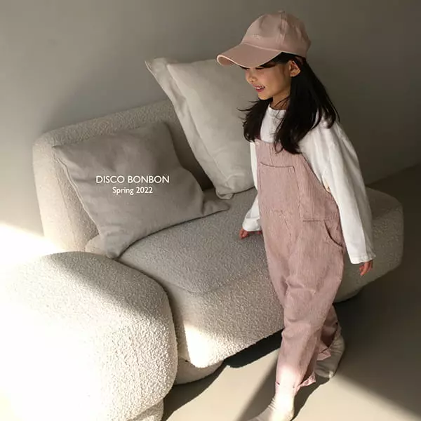 Disco Bonbon - Korean Children Fashion - #littlefashionista - Art Dungarees Pants - 2