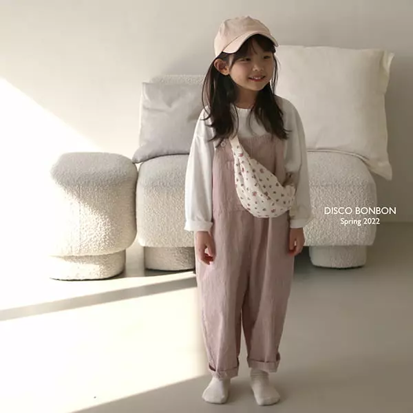 Disco Bonbon - Korean Children Fashion - #magicofchildhood - Art Dungarees Pants - 3