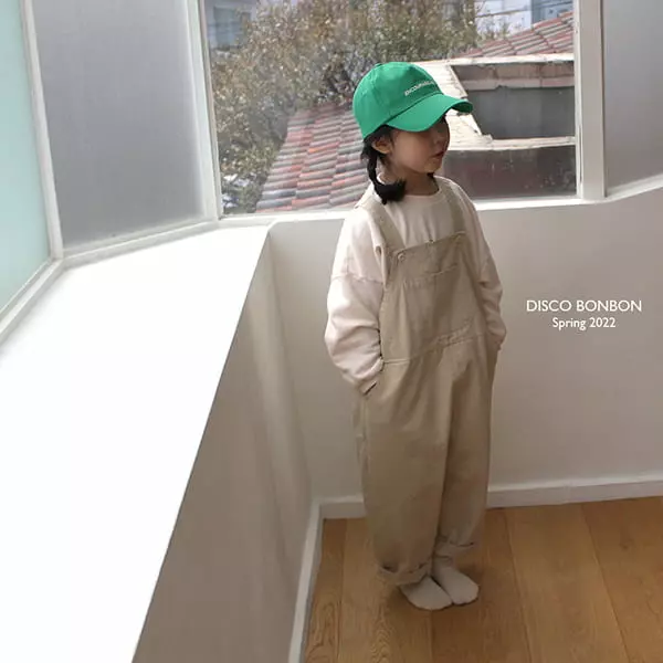 Disco Bonbon - Korean Children Fashion - #prettylittlegirls - Art Dungarees Pants - 5