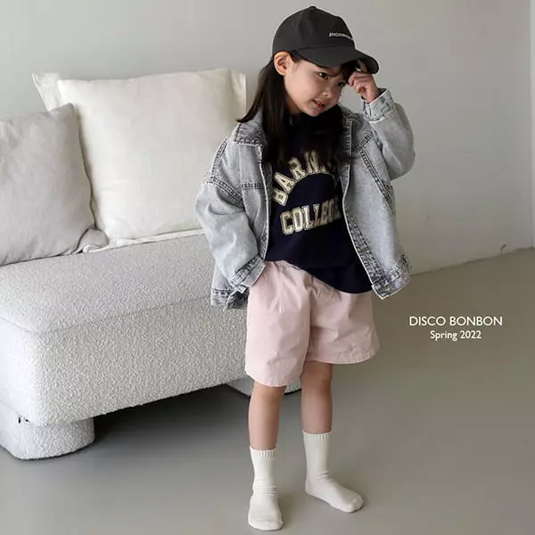 Disco Bonbon - Korean Children Fashion - #prettylittlegirls - Ballen Denim Jacket - 9