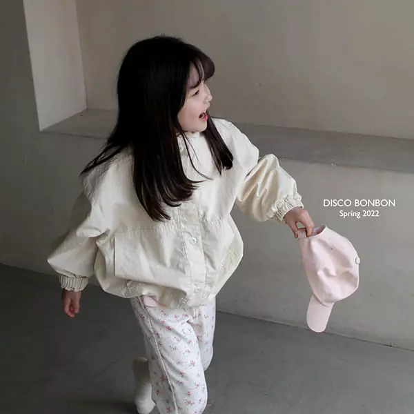 Disco Bonbon - Korean Children Fashion - #toddlerclothing - Spring Flower Slim Pants - 12