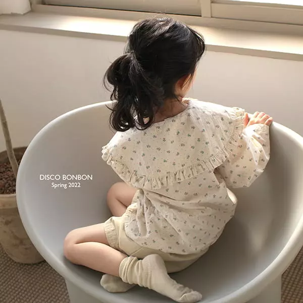 Disco Bonbon - Korean Children Fashion - #toddlerclothing - Mimi Frill Blouse - 3