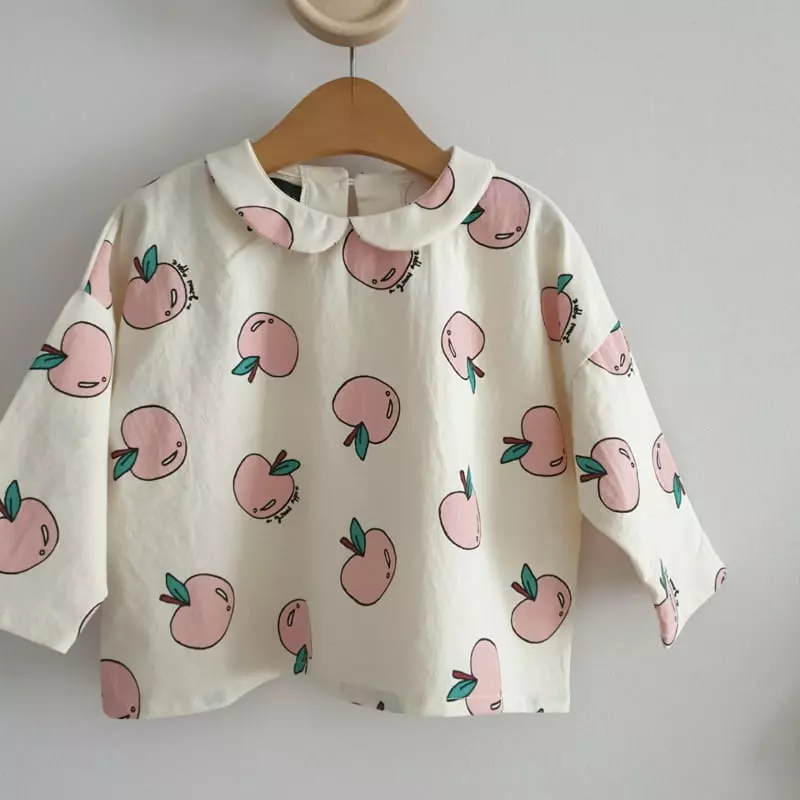 Eclair - Korean Children Fashion - #designkidswear - Peach Blouse - 2