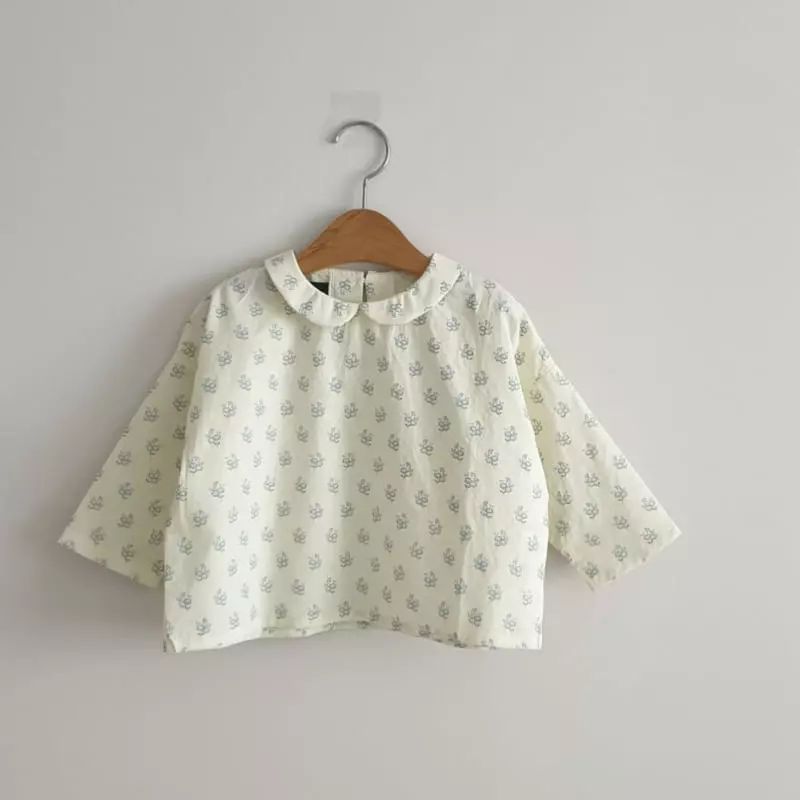 Eclair - Korean Children Fashion - #kidsshorts - Peach Blouse - 5