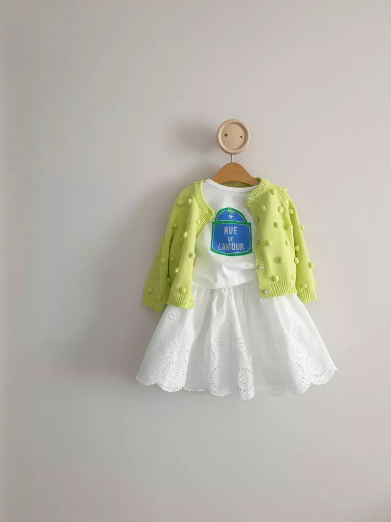 Eclair - Korean Children Fashion - #minifashionista - Eyelet Skirt - 8