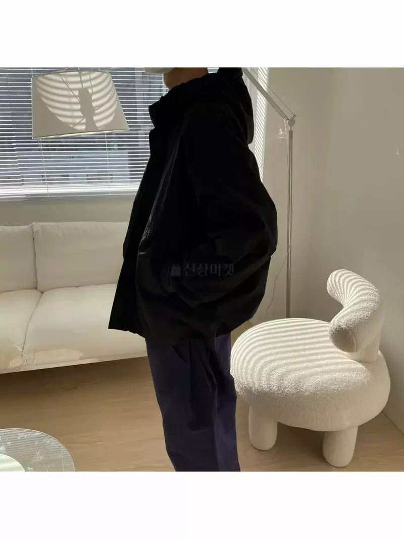 Eden - Korean Women Fashion - #momslook - Hoody Shell Parka (blk) - 3