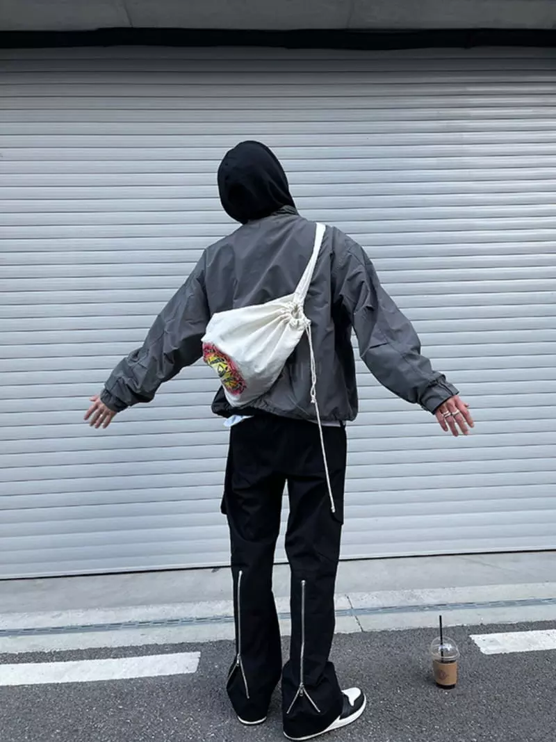 Eden - Korean Women Fashion - #romanticstyle - Zipper Utility Pants