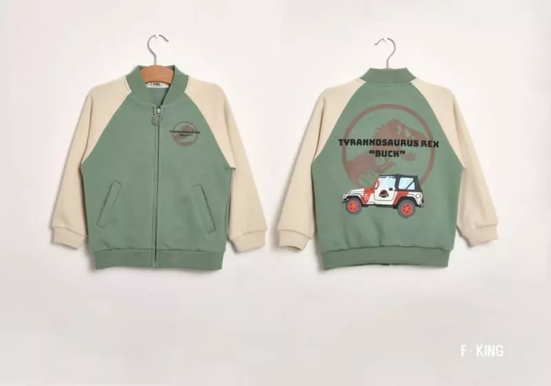 Fashion King - Korean Children Fashion - #Kfashion4kids - Jurassic Zip-up Jumper - 9