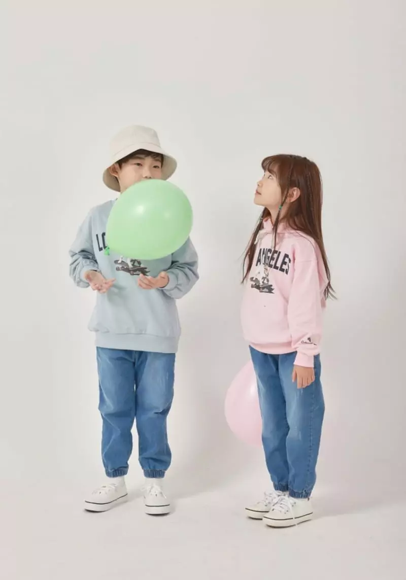 Fashion King - Korean Children Fashion - #kidzfashiontrend - Los Angeles Sweatshirt - 4