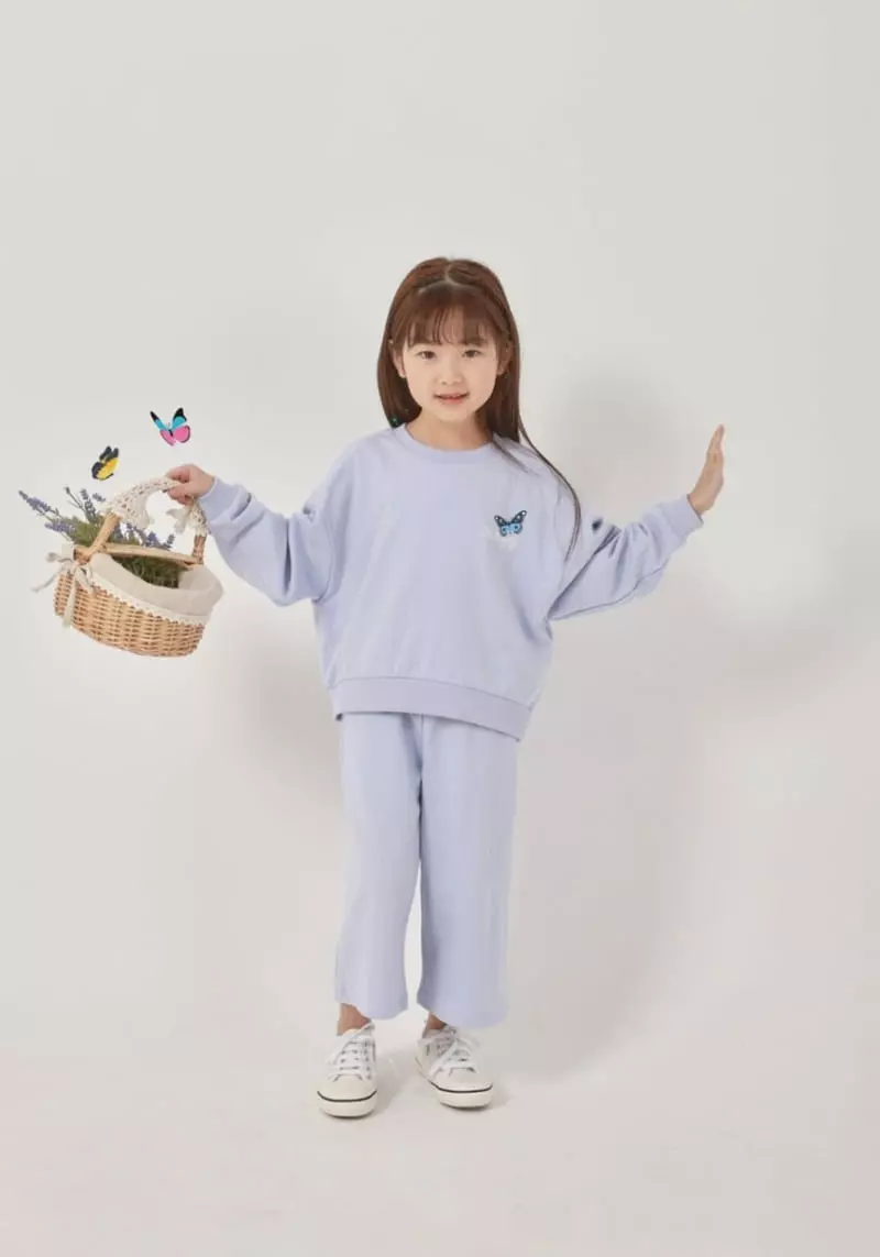 Fashion King - Korean Children Fashion - #Kfashion4kids - Navi Top Bottom Set - 2