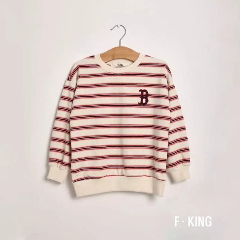 Fashion King - Korean Children Fashion - #childofig - Boston Stripes Sweatshirt - 10