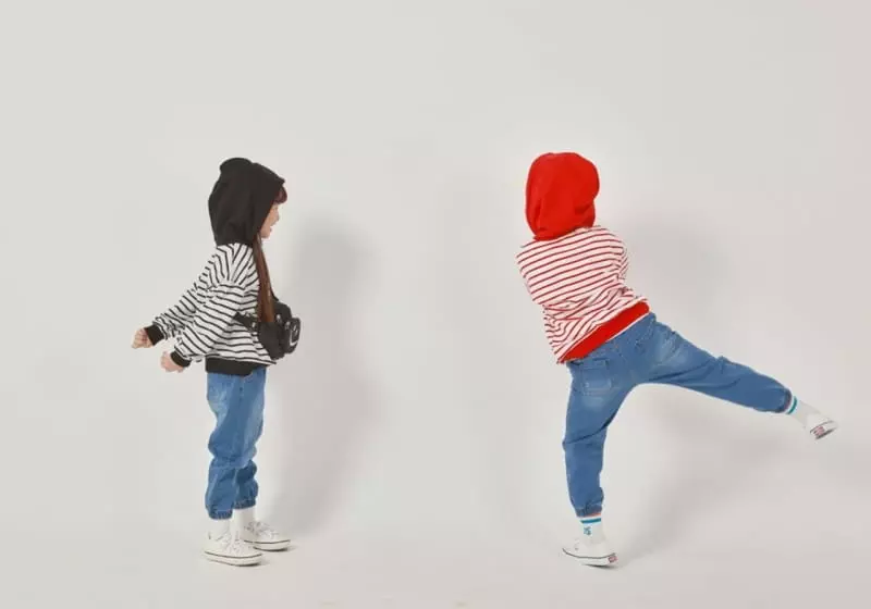 Fashion King - Korean Children Fashion - #childrensboutique - Hoody Stripes Sweatshirt - 8