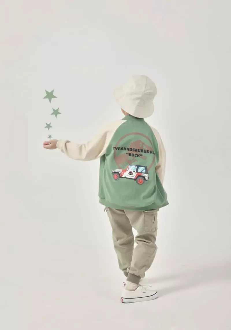 Fashion King - Korean Children Fashion - #childrensboutique - Jurassic Zip-up Jumper - 2