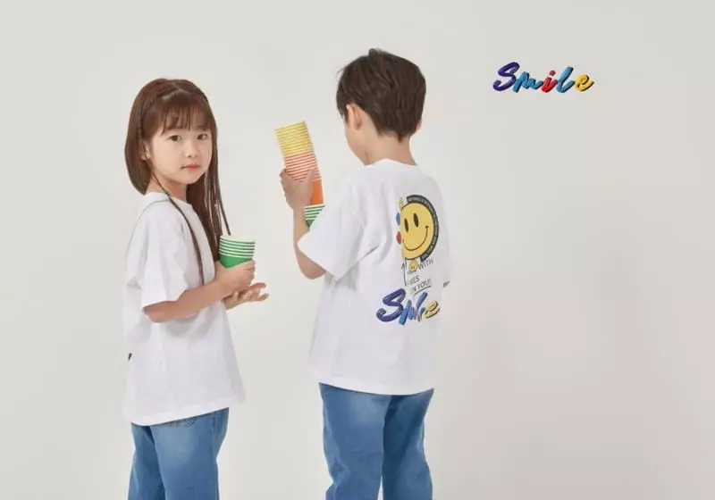 Fashion King - Korean Children Fashion - #designkidswear - Smile Tee