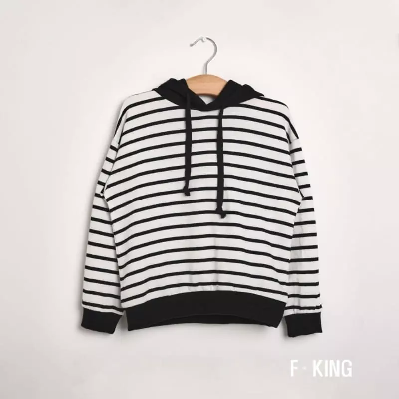 Fashion King - Korean Children Fashion - #discoveringself - Hoody Stripes Sweatshirt - 10