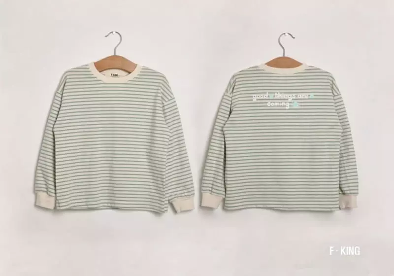 Fashion King - Korean Children Fashion - #discoveringself - Happy Stripes Tee - 9