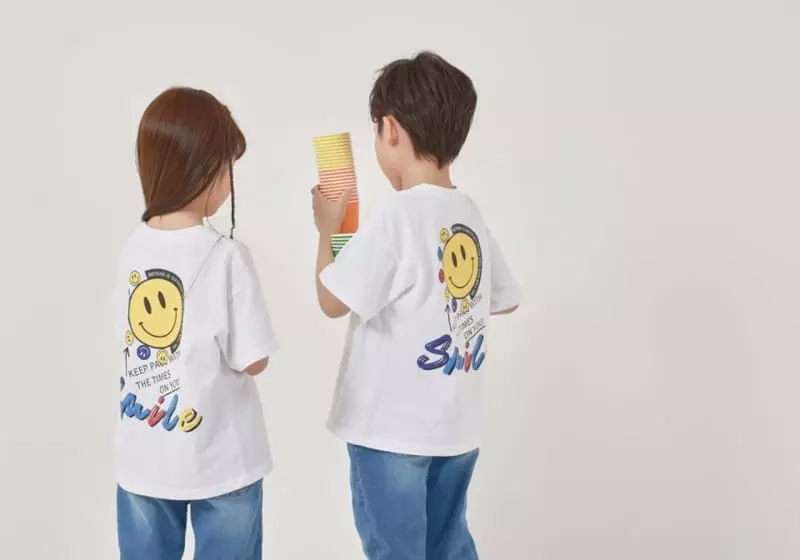 Fashion King - Korean Children Fashion - #discoveringself - Smile Tee - 2