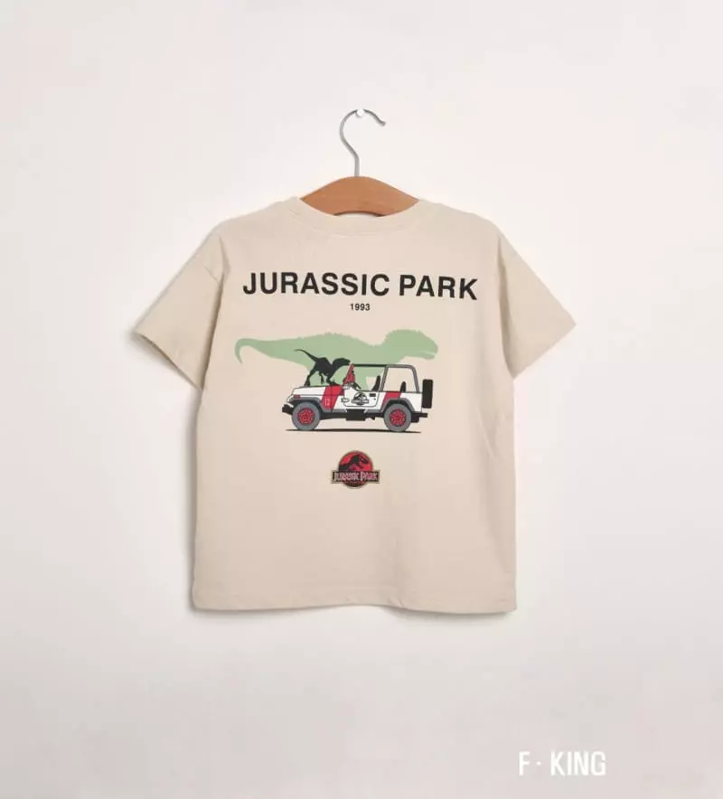 Fashion King - Korean Children Fashion - #kidsshorts - Jurassic Park Tee - 7