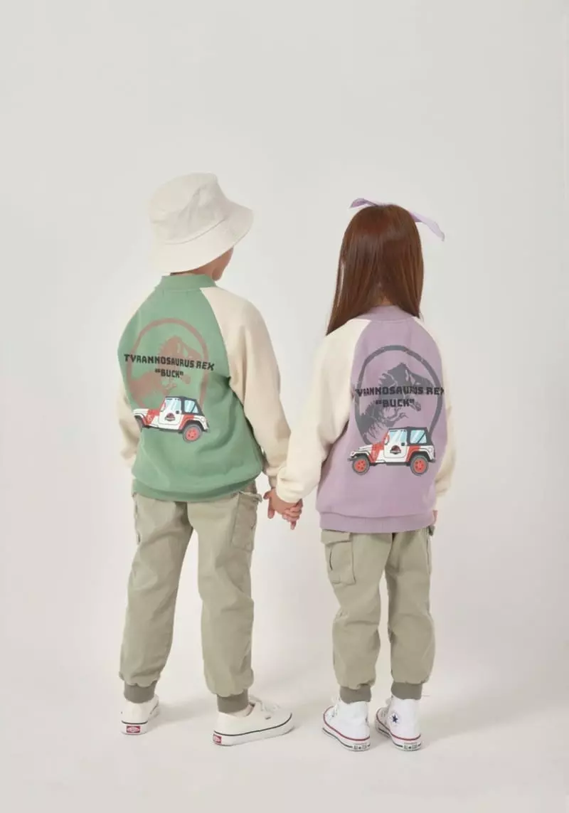 Fashion King - Korean Children Fashion - #kidsstore - Jurassic Zip-up Jumper - 7