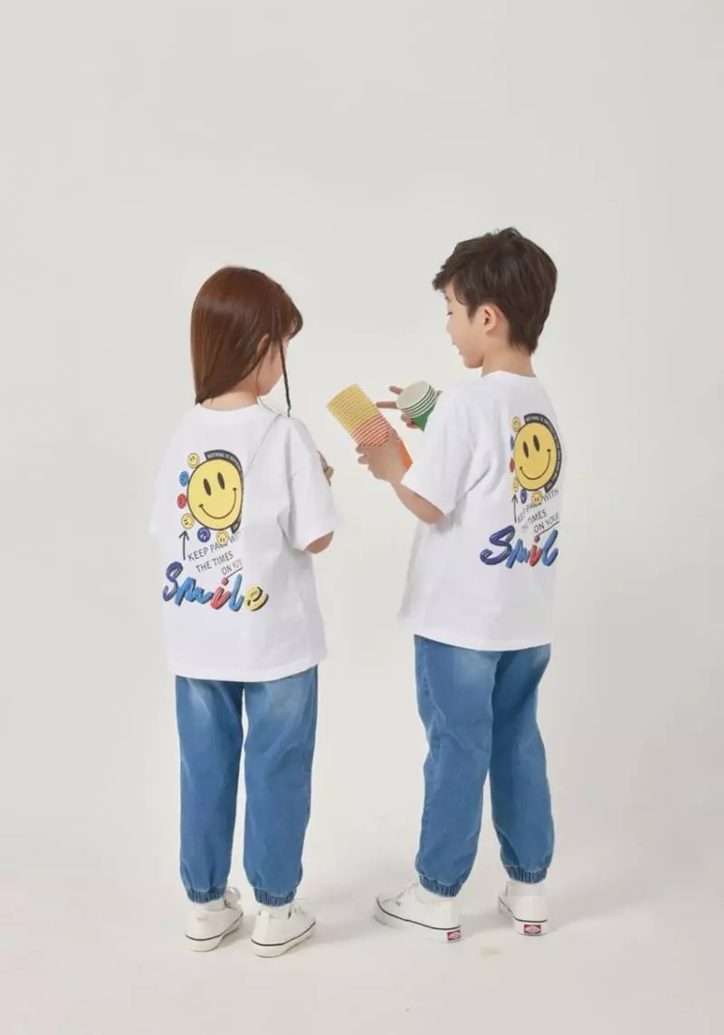 Fashion King - Korean Children Fashion - #kidsstore - Smile Tee - 5