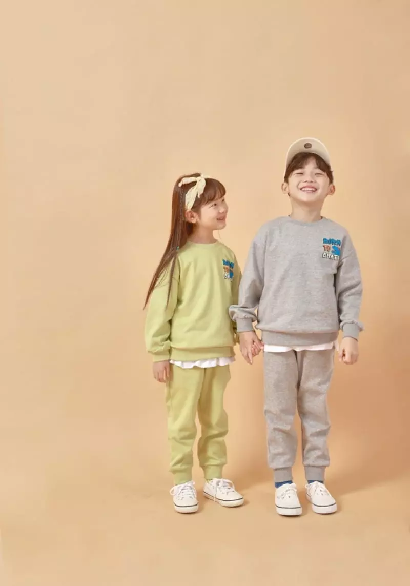 Fashion King - Korean Children Fashion - #kidsshorts - Born To Skate Top Bottom SEt  - 4