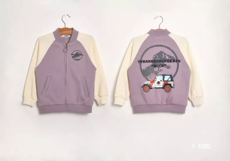 Fashion King - Korean Children Fashion - #littlefashionista - Jurassic Zip-up Jumper - 10