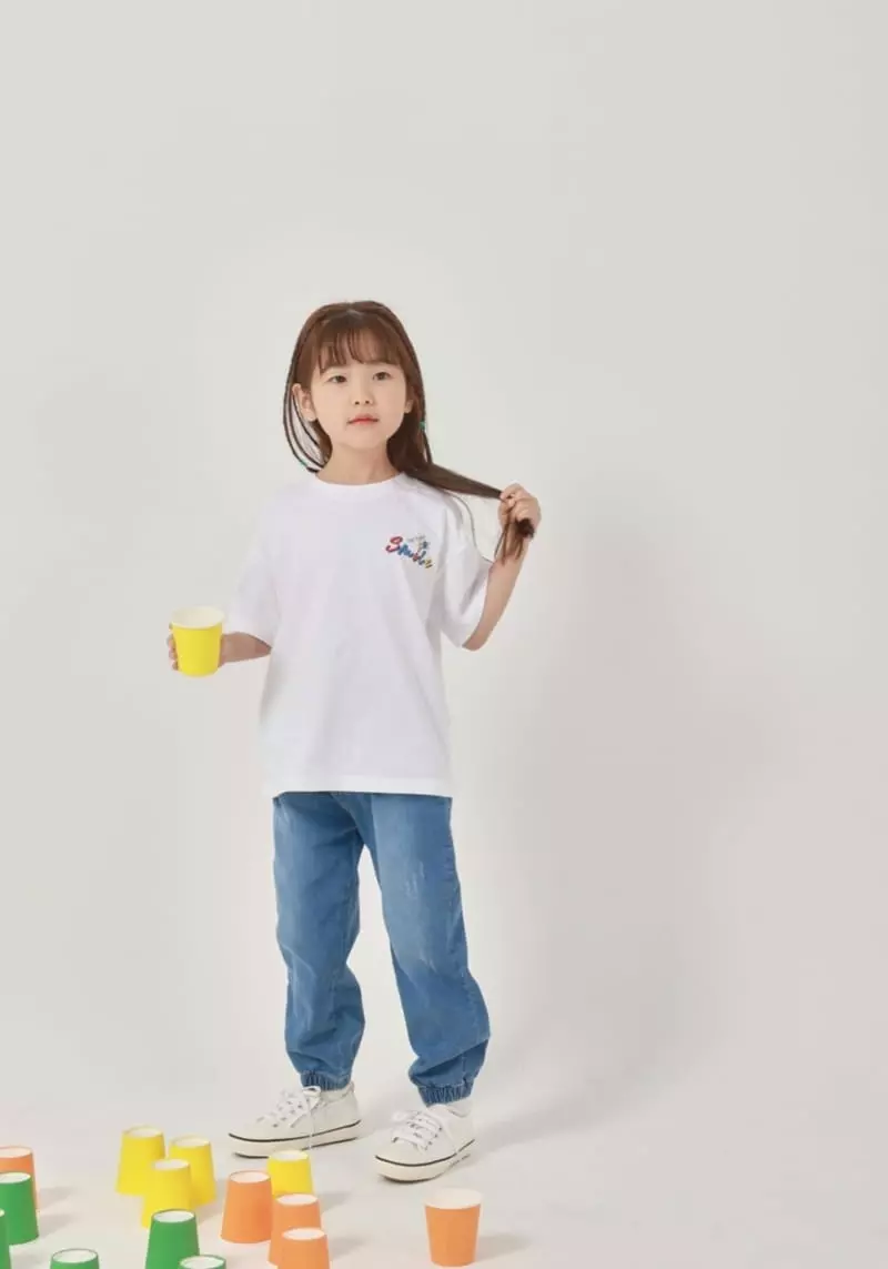 Fashion King - Korean Children Fashion - #magicofchildhood - Smile Tee - 9