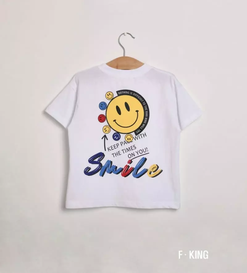 Fashion King - Korean Children Fashion - #minifashionista - Smile Tee - 10