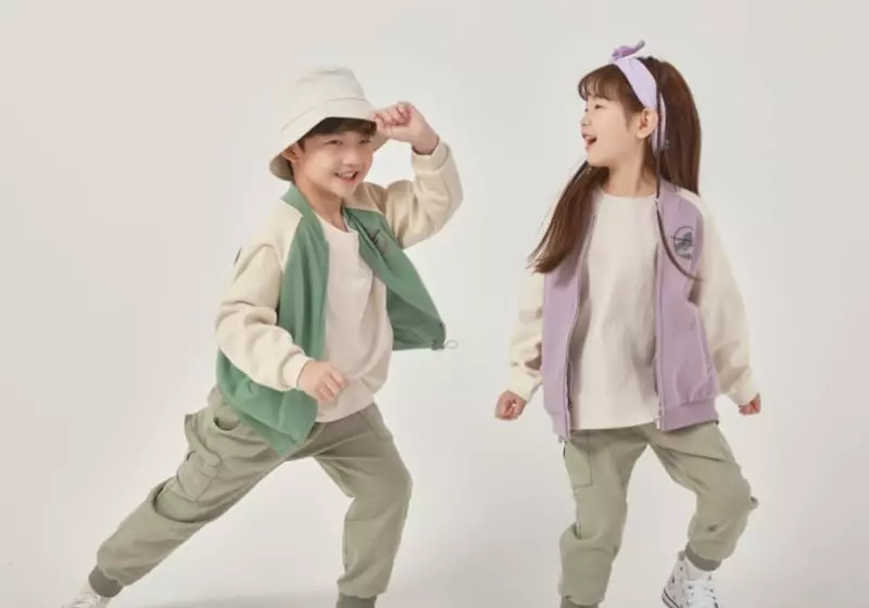 Fashion King - Korean Children Fashion - #prettylittlegirls - 20 Cotton Span Jogger Pants - 5