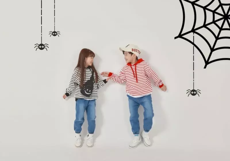Fashion King - Korean Children Fashion - #stylishchildhood - Hoody Stripes Sweatshirt - 6