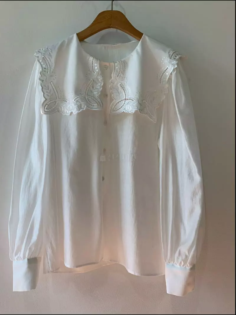 Fav - Korean Women Fashion - #momslook - Giselle's Collar Blouse - 3