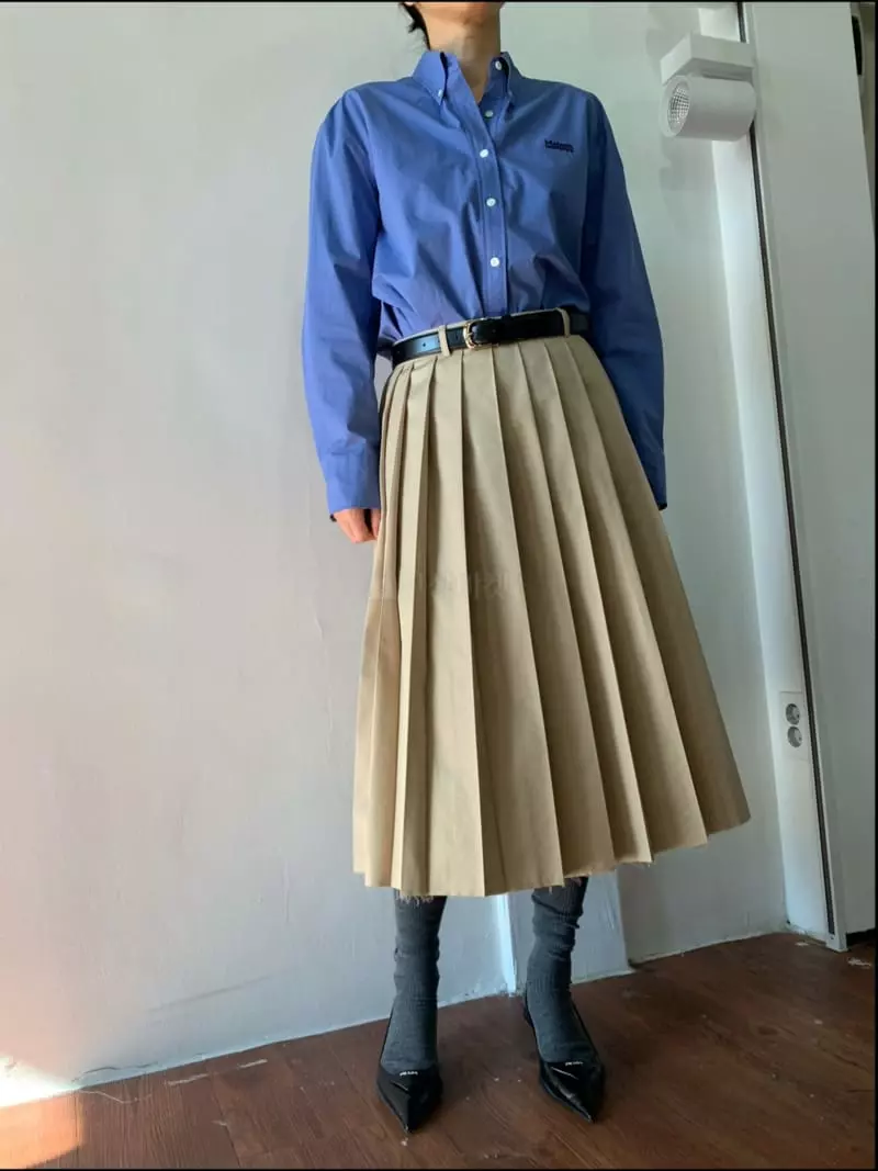 Fav - Korean Women Fashion - #shopsmall - Miu Wrinkle Skirt