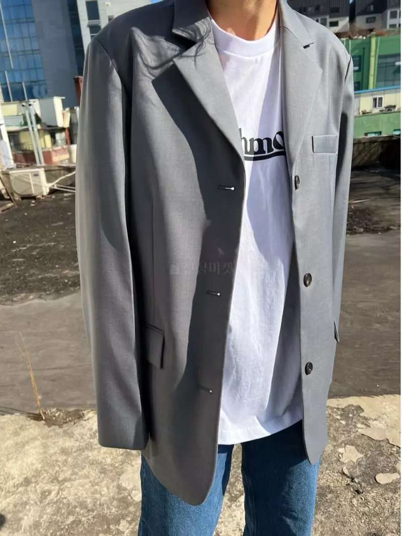 Fav - Korean Women Fashion - #vintagekidsstyle - Low Single Jacket - 2