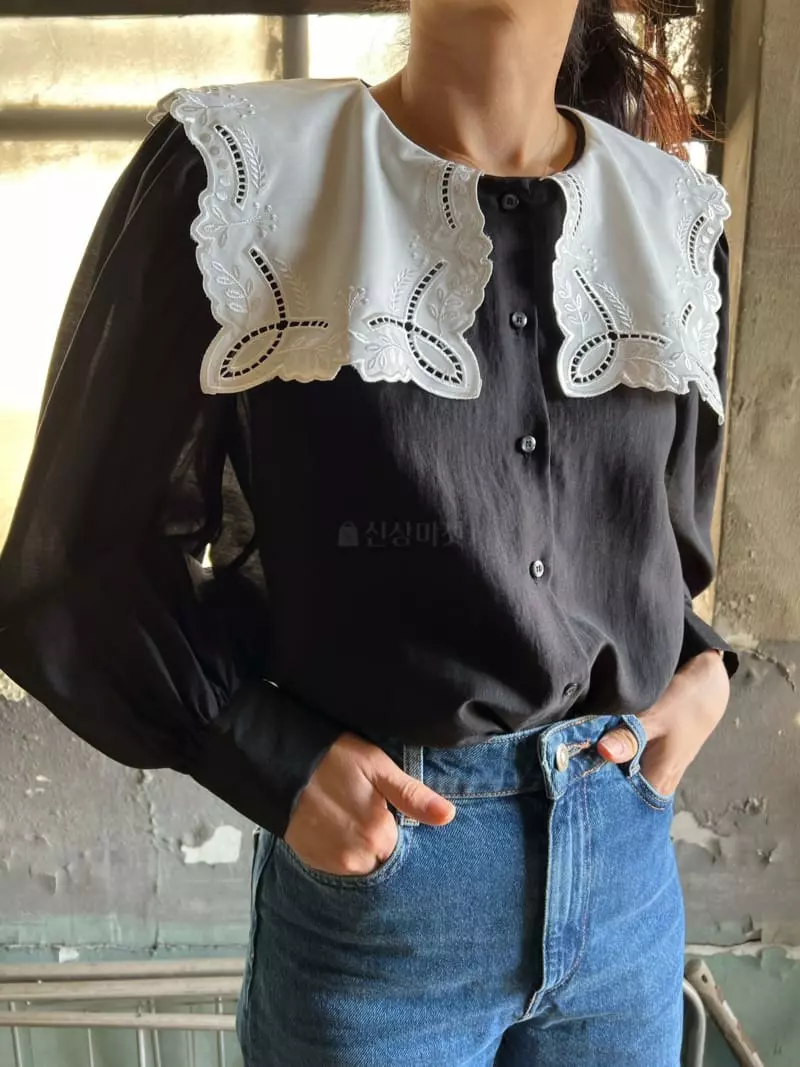 Fav - Korean Women Fashion - #womensfashion - Giselle's Collar Blouse - 2