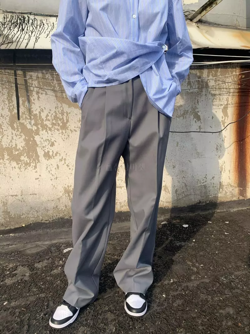 Fav - Korean Women Fashion - #womensfashion - Low Pintuck Pants