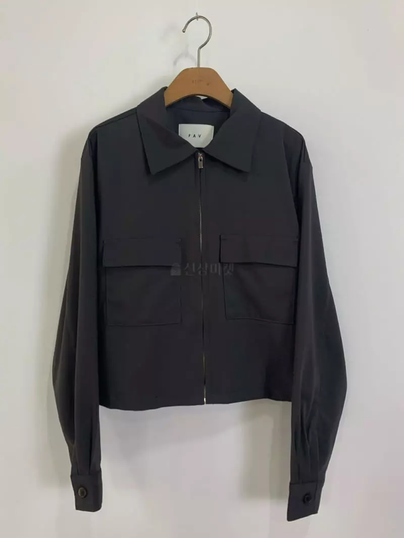 Fav - Korean Women Fashion - #womensfashion - Leme Crop Zipper Jacket - 2