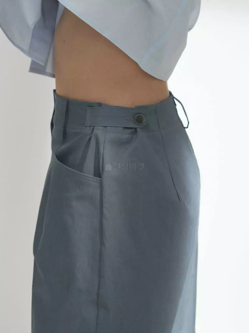 Fave - Korean Women Fashion - #momslook - Button Skirt - 3
