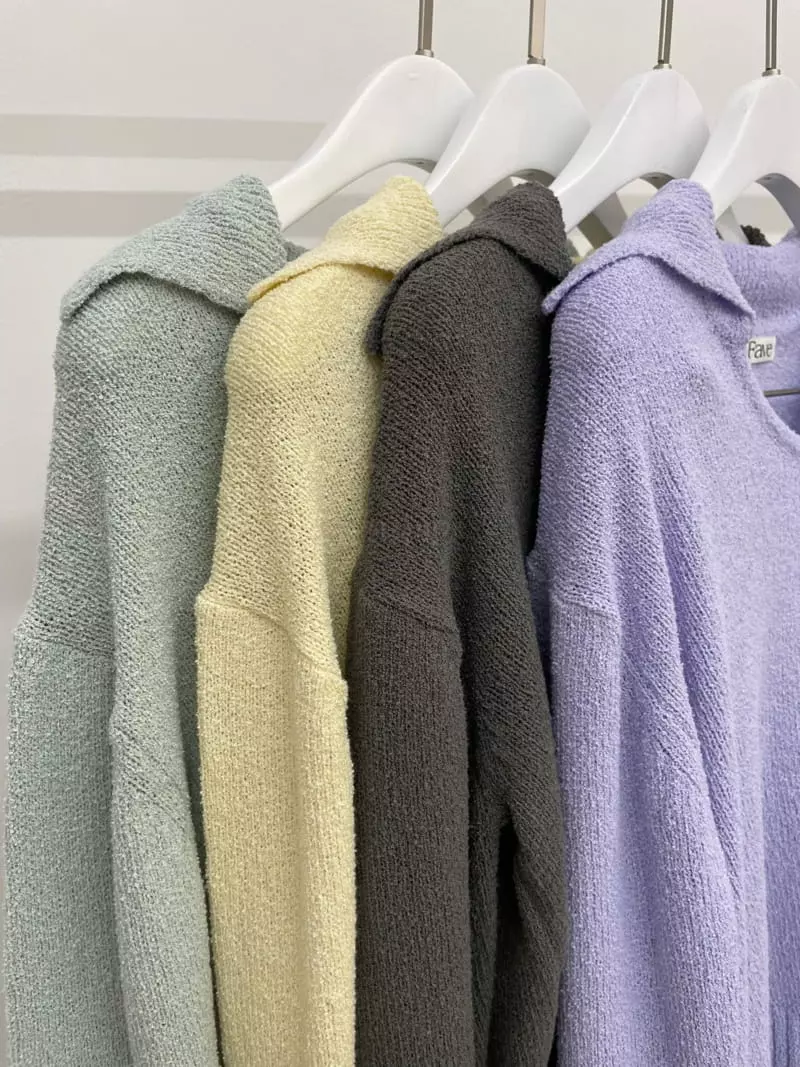 Fave - Korean Women Fashion - #momslook - Tiani Collar Knit Tee