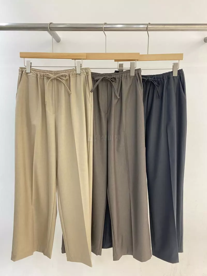 Fave - Korean Women Fashion - #momslook - Stark Banding Pants - 2