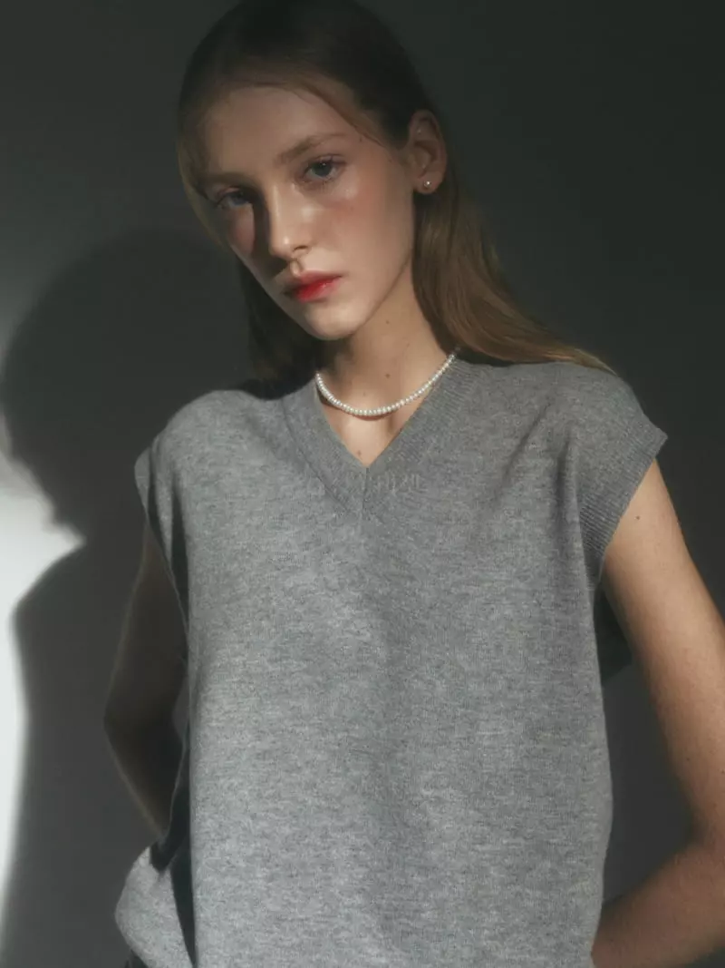 Fave - Korean Women Fashion - #pursuepretty - Soul Knit Vest - 2